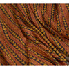 Sanskriti Vintage Sarees Pure Silk Quilting Felting Craft Sustainable Fabric 5yd Print Sari