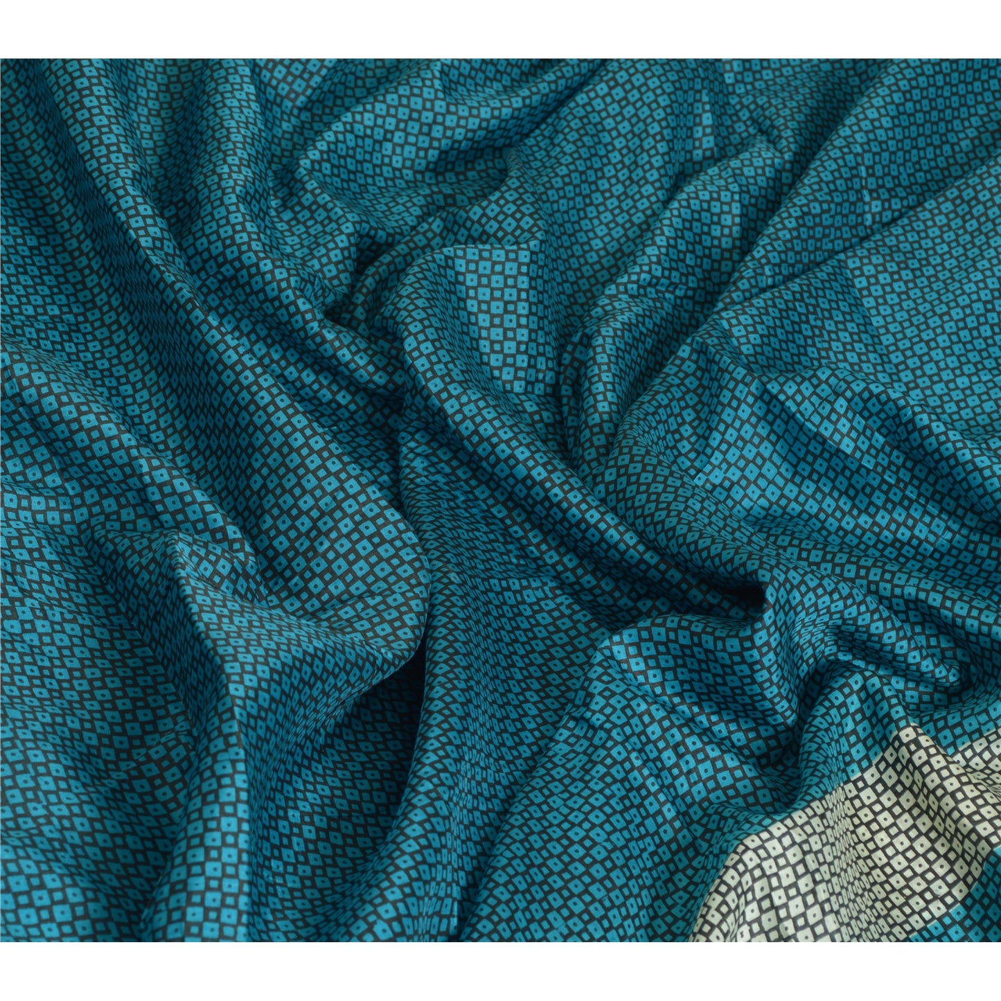 Санскритские винтажные сари из чистого шелка, стеганое валяние, рукоделие, устойчивая ткань, напечатанное сари