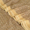 Sanskriti Vintage Sarees Cream Pure Silk Printed Woven Border Sari Craft Sustainable Fabric