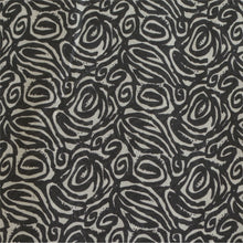 Load image into Gallery viewer, Sanskriti Vintage Sarees Indian Black Pure Silk Printed Sari Floral Craft Fabric
