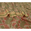 Sanskriti Vintage Sarees Indian Multi 100% Pure Silk Printed Sari Craft Sustainable Fabric