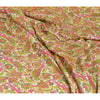 Sanskriti Vintage Sarees Indian Women Parrot Printed Pure Silk Sari Craft Sustainable Fabric