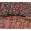 Sanskriti Vintage Sarees Indian Multi Pure Silk Printed Sari Floral Craft Sustainable Fabric