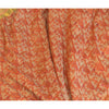 Sanskriti Vintage Sarees Light-Brown Zari Border Pure Silk Printed Sari Sustainable Fabric