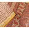 Sanskriti Vintage Sarees Pure Silk Quilting Felting Craft Sustainable Fabric Printed Sari