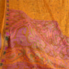 Sanskriti Vintage Sarees Pure Silk 5yd Quilting Felting Craft Sustainable Fabric Print Sari