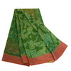 Sanskriti Vintage Sarees Pure Silk Quilting Felting Craft Sustainable Fabric Printed Sari