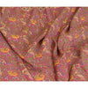 Sanskriti Vintage Sarees Pink 100% Pure Silk Sari Printed Soft 5yd Craft Sustainable Fabric