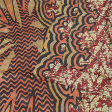 Load image into Gallery viewer, Sanskriti Vintage Sarees Red Print Quilting Felting Craft Fabric Pure Silk Sari
