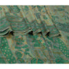 Sanskriti Vintage Sarees Pure Silk Quilting Felting Craft Sustainable Fabric Printed Sari
