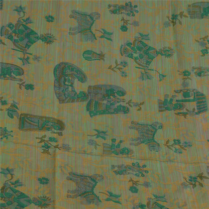 Sanskriti Vintage Sarees Pure Silk Quilting Felting Craft Sustainable Fabric Printed Sari