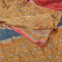 Load image into Gallery viewer, Sanskriti Vintage Indian Sari 100% Pure Crepe Silk Printed Sarees Craft Fabric
