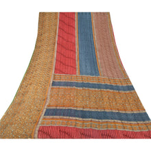 Load image into Gallery viewer, Sanskriti Vintage Indian Sari 100% Pure Crepe Silk Printed Sarees Craft Fabric
