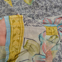 Load image into Gallery viewer, Sanskriti Vintage Multi Indian Sarees Pure Crepe Silk Printed Sari Craft Fabric
