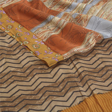 Load image into Gallery viewer, Sanskriti Vintage Multi Sarees Pure Crepe Silk Printed Sari Decor Craft Fabric
