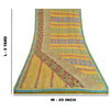 Sanskriti Vintage Sarees Multi Pure Crepe Silk Printed Sari Soft Craft Sustainable Fabric