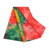 Sanskriti Vintage Sarees Indian Multi Tie-Dye Pure Crepe Silk Sari Craft Sustainable Fabric