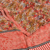 Sanskriti Vintage Sarees Multi Pure Crepe Silk Printed Sari Floral Craft Sustainable Fabric