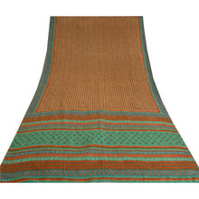 Load image into Gallery viewer, Sanskriti Vintage Sarees Multicolor Pure Crepe Silk Printed Sari Craft Fabric
