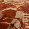 Sanskriti Vintage Sarees Indian Brown Pure Crepe Silk Printed Sari Craft Sustainable Fabric
