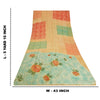 Sanskriti Vintage Sarees Multi Pure Crepe Silk Printed Sari Soft Craft Sustainable Fabric