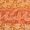 Sanskriti Vintage Sarees Indian Peach Pure Crepe Silk Printed Sari Craft Sustainable Fabric