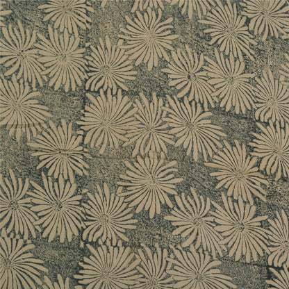 Sanskriti Vintage Sarees Indian Green Printed Pure Crepe Silk Sari Craft Sustainable Fabric