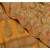 Sanskriti Vintage Sarees Indian Multi Pure Crepe Silk Printed Sari Craft Sustainable Fabric