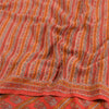Sanskriti Vintage Sarees Red 100% Pure Crepe Silk Printed Sari Soft Craft Sustainable Fabric