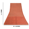 Sanskriti Vintage Sarees Red 100% Pure Crepe Silk Printed Sari Soft Craft Sustainable Fabric
