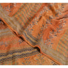 Sanskriti Vintage Sarees Multi 100% Pure Crepe Silk Printed Sari Craft Sustainable Fabric