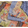 Sanskriti Vintage Sarees Multi 100% Pure Crepe Silk Printed Sari Craft Sustainable Fabric