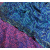 Sanskriti Vintage Sarees Multi 100% Pure Crepe Silk Printed Sari Craft Sustainable Fabric