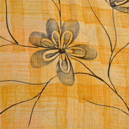 Sanskriti Vintage Sarees Indian Multi Pure Crepe Silk Printed Sari Craft Sustainable Fabric