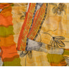 Sanskriti Vintage Sarees Indian Multi Pure Crepe Silk Printed Sari Craft Sustainable Fabric