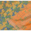 Sanskriti Vintage Sarees Multi 100% Pure Crepe Silk Printed Sari Craft Sustainable Fabric