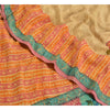 Sanskriti Vintage Sarees Multi Pure Crepe Silk Printed Sari Floral Craft Sustainable Fabric
