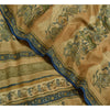 Sanskriti Vintage Sarees Multi Indian Pure Crepe Silk Printed Sari Craft Sustainable Fabric