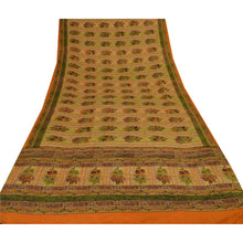 Load image into Gallery viewer, Multi Color Saree Blend Crepe Printed Sari Craft 5 Yard Fabric
