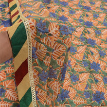 Load image into Gallery viewer, Sanskriti Vintage Multi Sarees Blend Georgette Printed Sari Floral Craft Fabric
