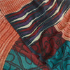 Sanskriti Vintage Indian Sarees Pure Georgette Silk Printed Sari Craft Sustainable Fabric