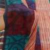 Sanskriti Vintage Indian Sarees Pure Georgette Silk Printed Sari Craft Sustainable Fabric