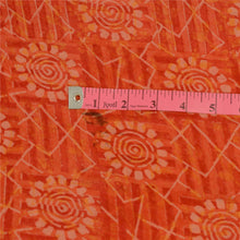 Load image into Gallery viewer, Sanskriti Vintage Red Sarees Pure Georgette Silk Printed Sari 5yd Craft Fabric
