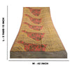 Sanskriti Vintage Indian Sarees Pure Georgette Silk Printed Sari Craft Sustainable Fabric