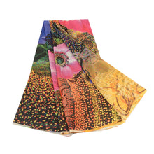 Load image into Gallery viewer, Sanskriti Vintage Sarees Multi Digital Printed Georgette Sari Soft Craft Fabric
