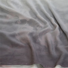 Load image into Gallery viewer, Sanskriti Vintage Sarees Gray Digital Printed Georgette Sari Soft Craft Fabric
