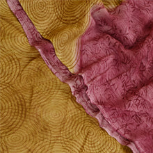 Load image into Gallery viewer, Sanskriti Vintage Sarees Purple Blend Geogette Printed Sari Soft Craft Fabric

