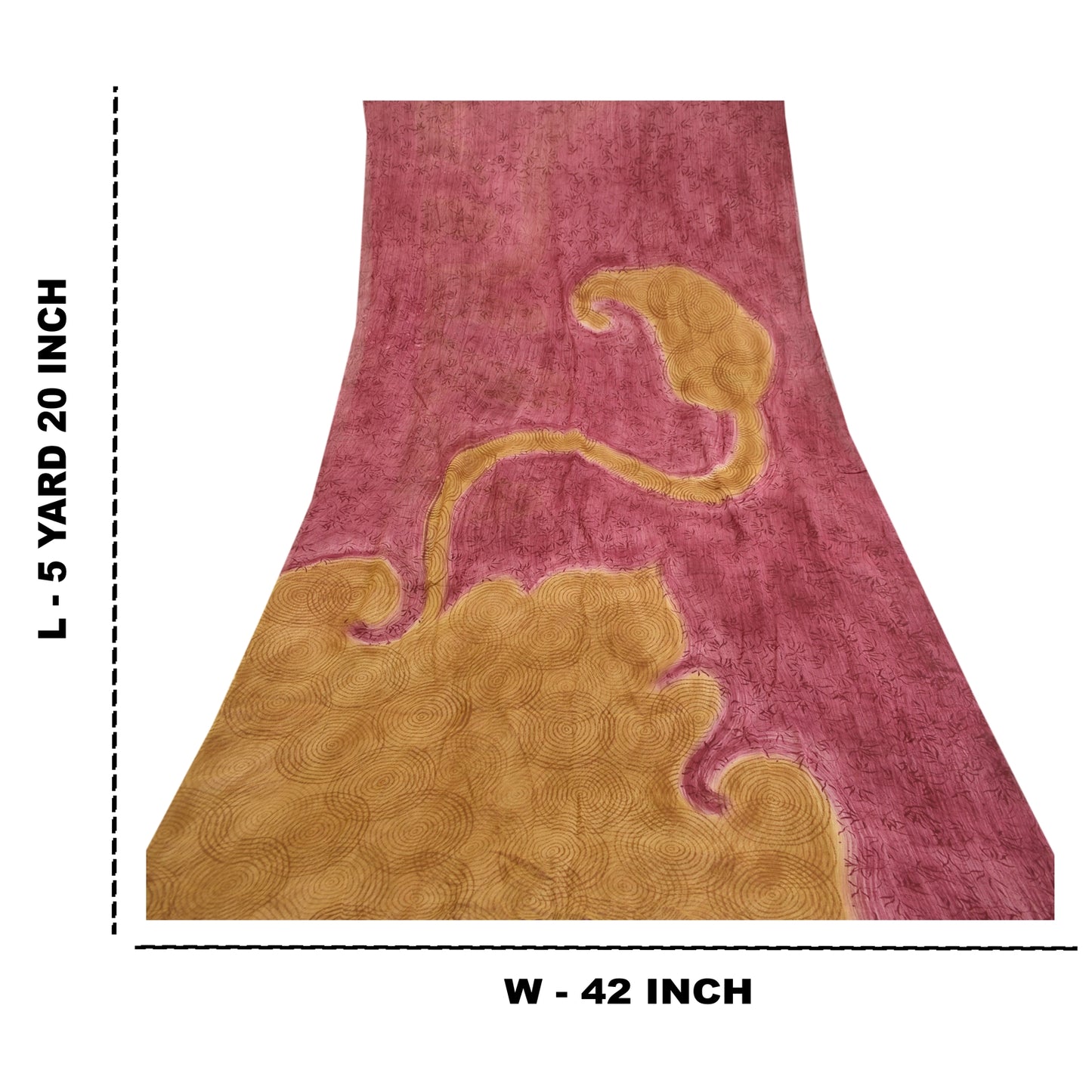 Sanskriti Vintage Sarees Purple Blend Geogette Printed Sari Soft Craft Sustainable Fabric