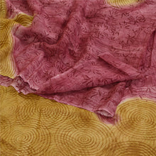 Load image into Gallery viewer, Sanskriti Vintage Sarees Purple Blend Geogette Printed Sari Soft Craft Fabric
