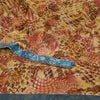 Sanskriti Vintage Sarees Multi Pure Georgette Silk Printed Sari 5yd Craft Sustainable Fabric